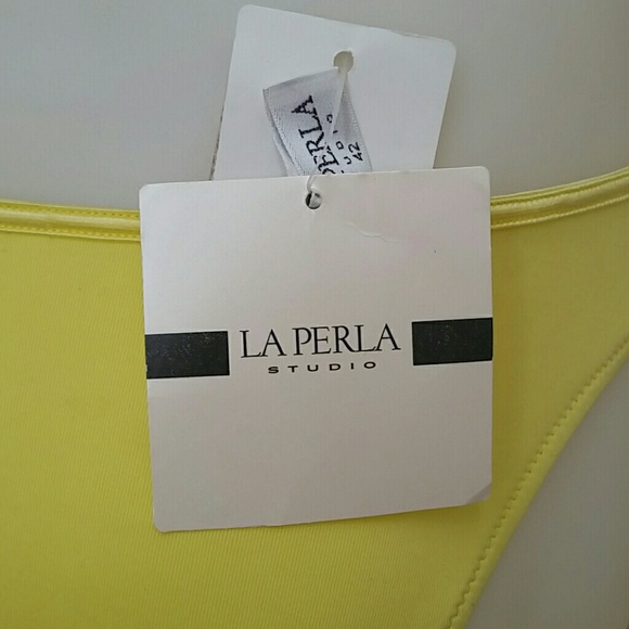 LA PERLA studio yellow bikini bottom. - Picture 3 of 7
